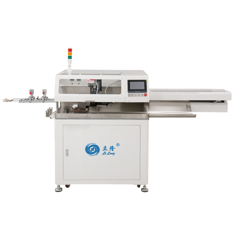 新款 LL-558全數(shù)字智能雙頭剝皮扭線沾錫機(jī)